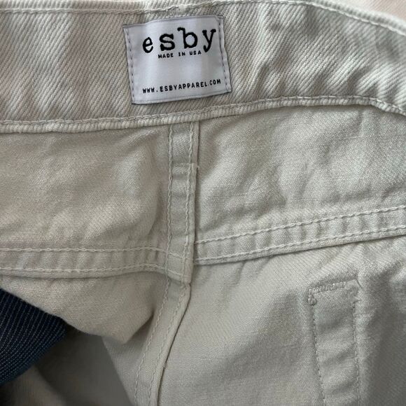 Esby Apparel Beige Harris 5-Pocket Casual Cotton Chino Pants Men's Size 32 - Picture 5 of 6